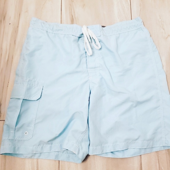 Merona Other - 🍉 Merona Light Blue Mens Swim Shorts XL